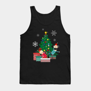 Terrance And Phillip Around The Christmas Tree Tank Top